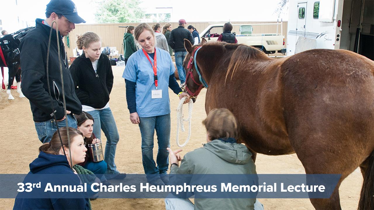 33rd Annual Charles Heumphreus Memorial Lecture